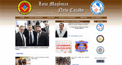 Desktop Screenshot of netocaiado.org.br